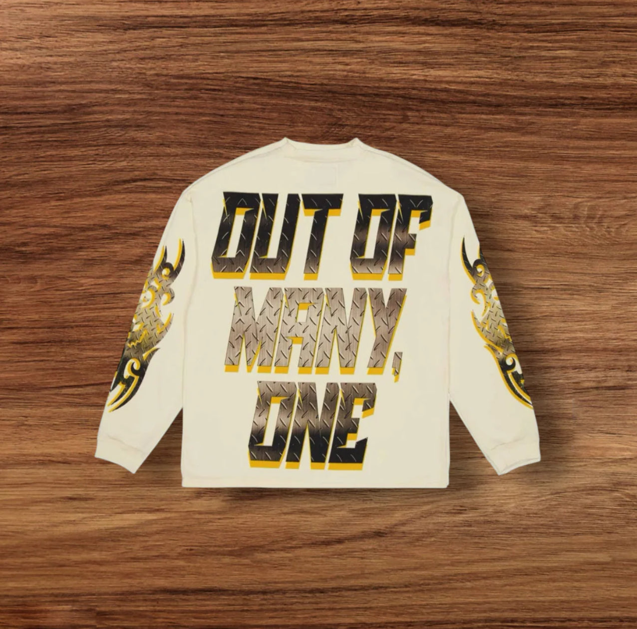 Godspeed Bone Steel Sharpens Steel LS Logo Tee