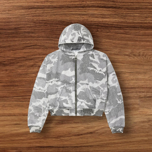 Vale Winter Crystal Camo Work Jacket