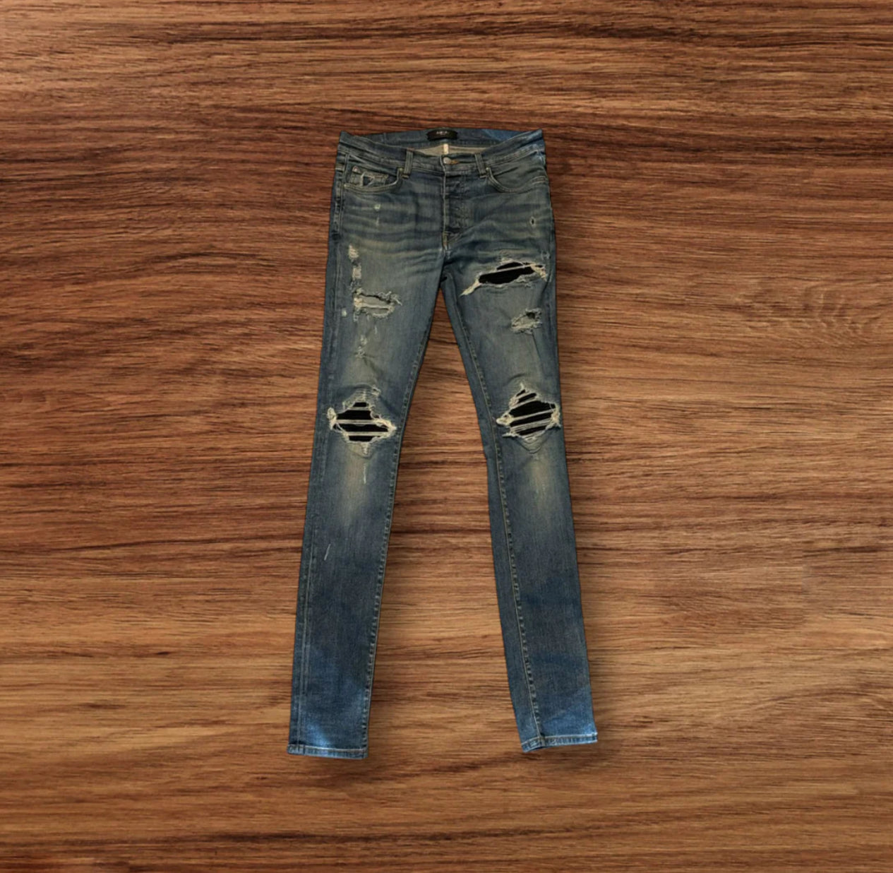 Amiri MX1 Jeans Black Patches