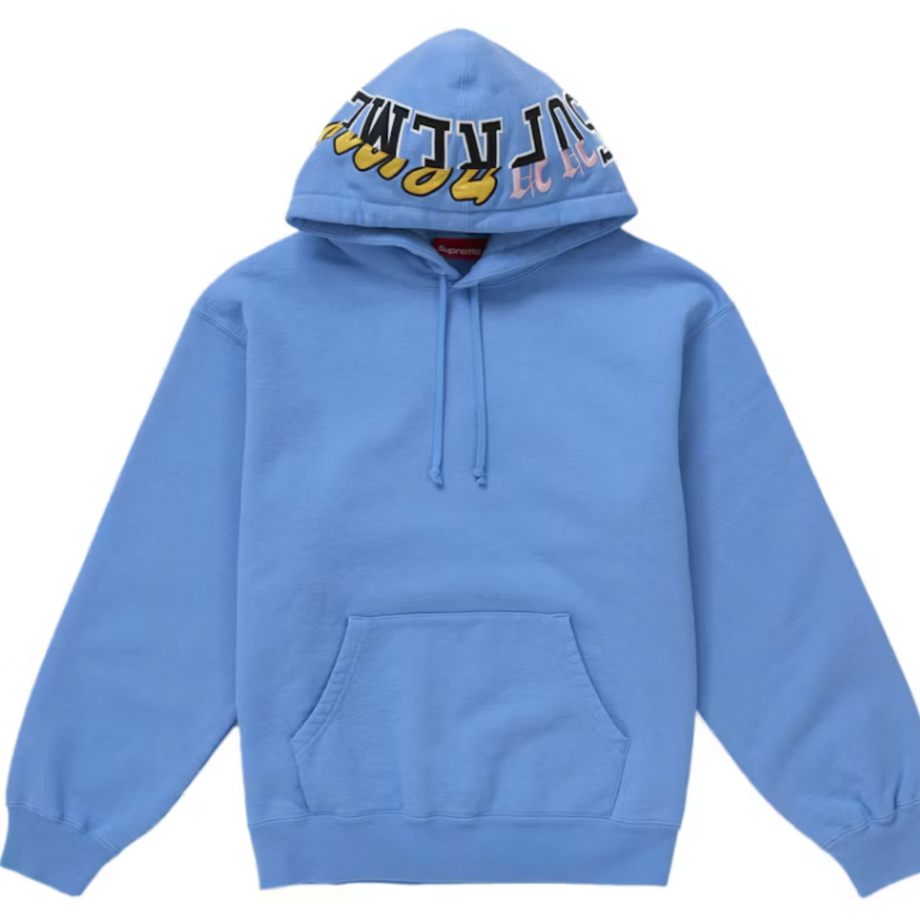 Supreme Light Blue Multi Logos Hoodie