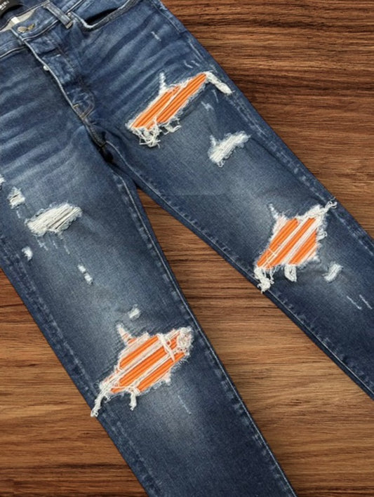 Blue & Orange MX1 Jeans (Pre-Owned)