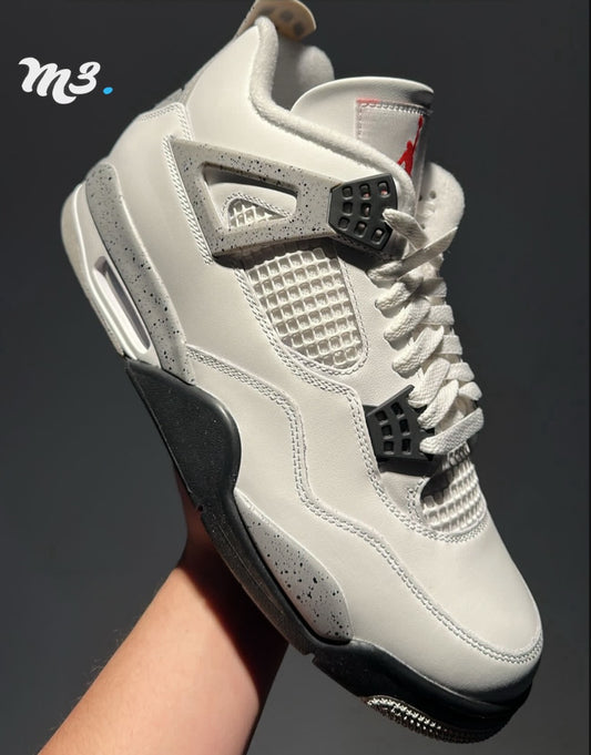 Jordan 4 White Cement