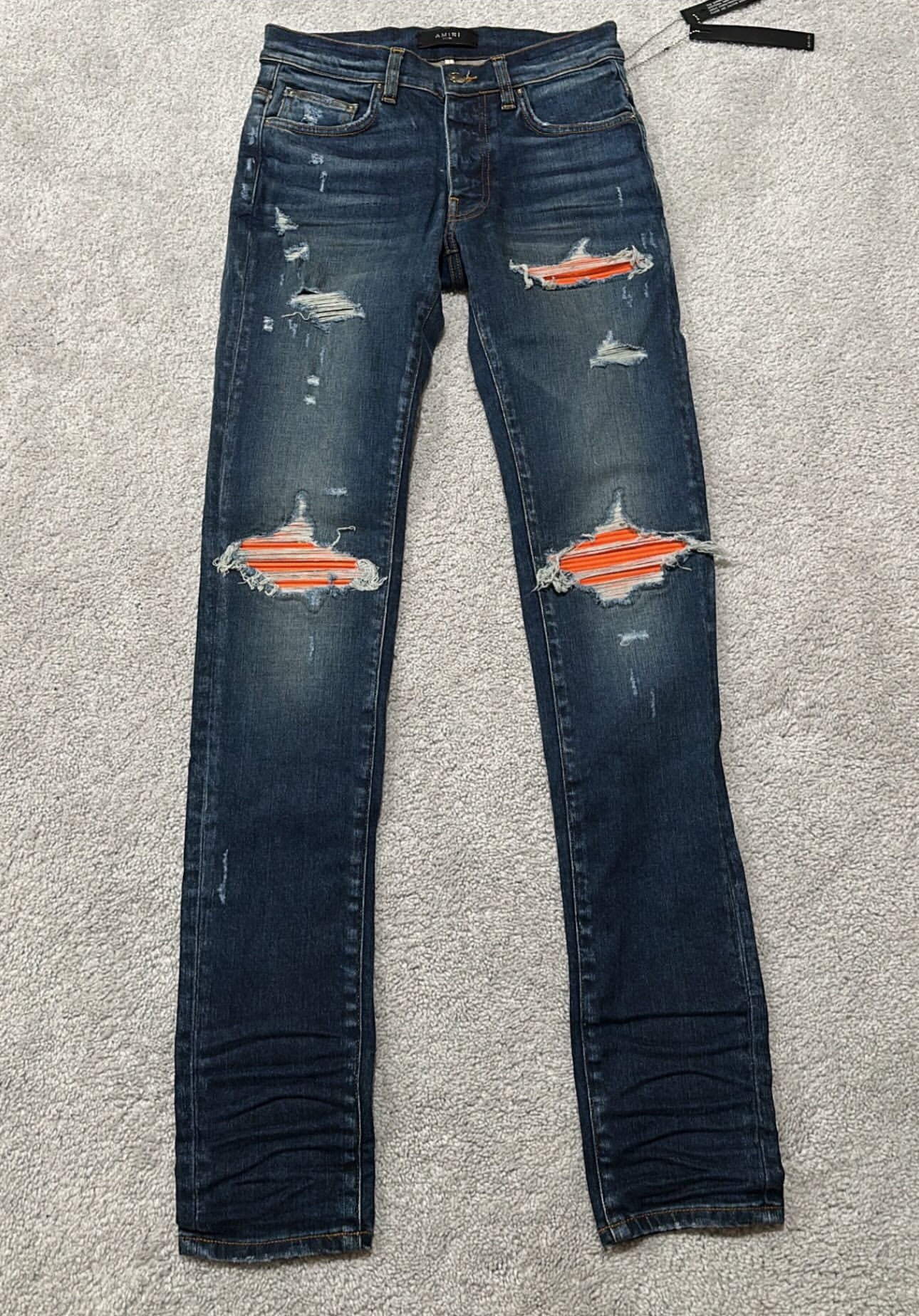 Blue & Orange MX1 Jeans