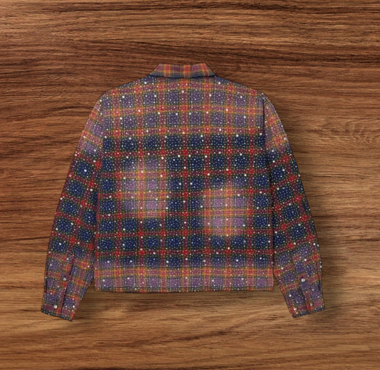 Vale Purple Fever Flannel