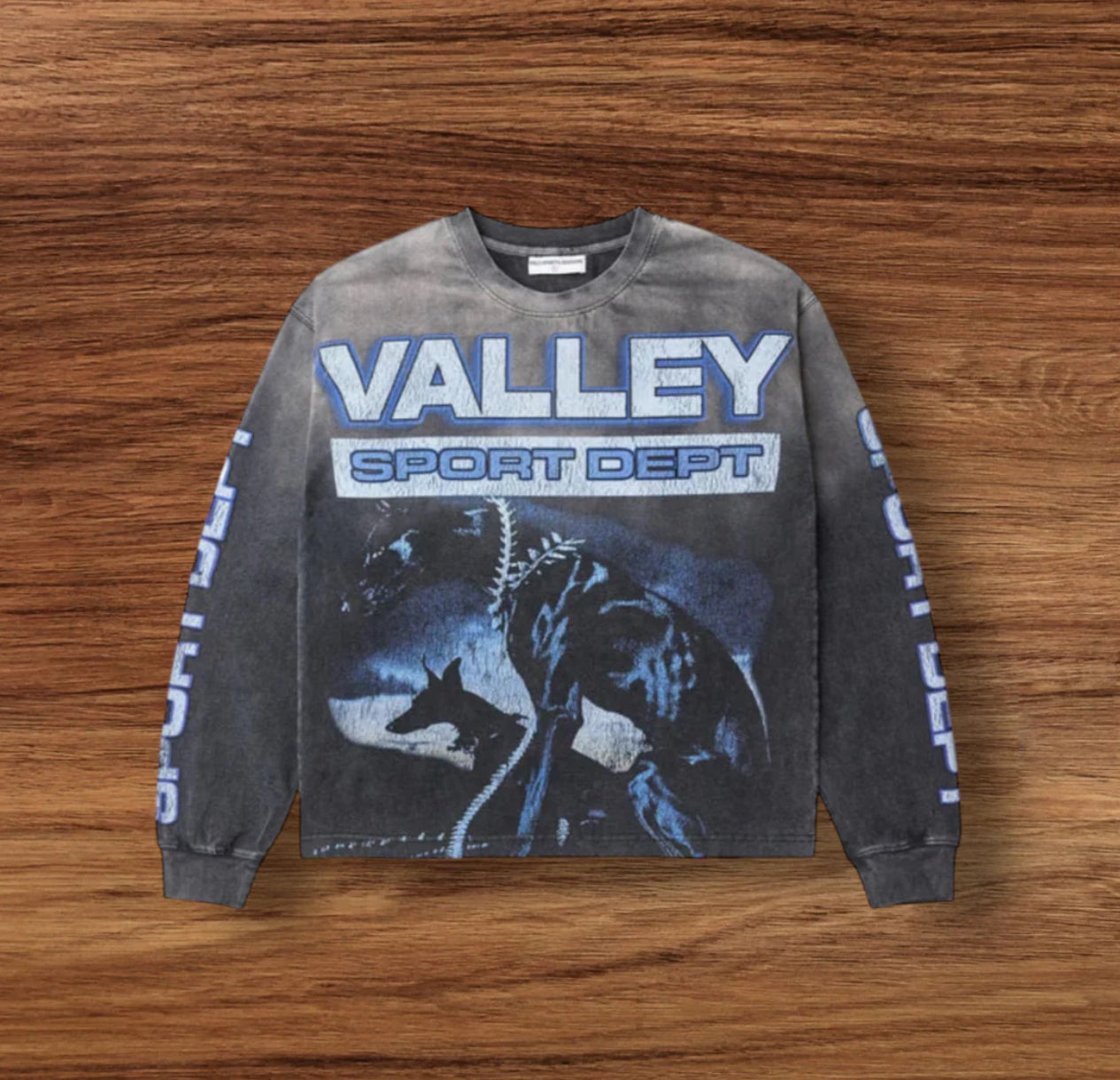 Valley Grey Watchdog LS Logo Tee
