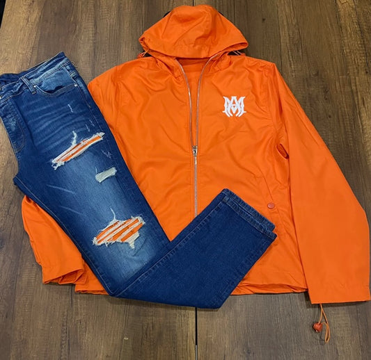 Blue and Orange Amiri MX1 / Amiri Jacket ( Outfit Combo)