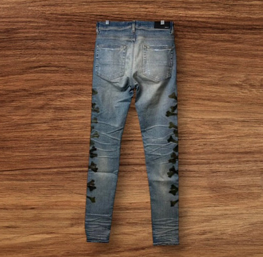 Amiri Men’s Camo Bone Stretch Jeans (Pre-Owned)